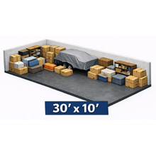 300 Sq Ft Storage Unit