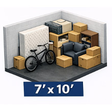 70 Sq Ft Storage Unit